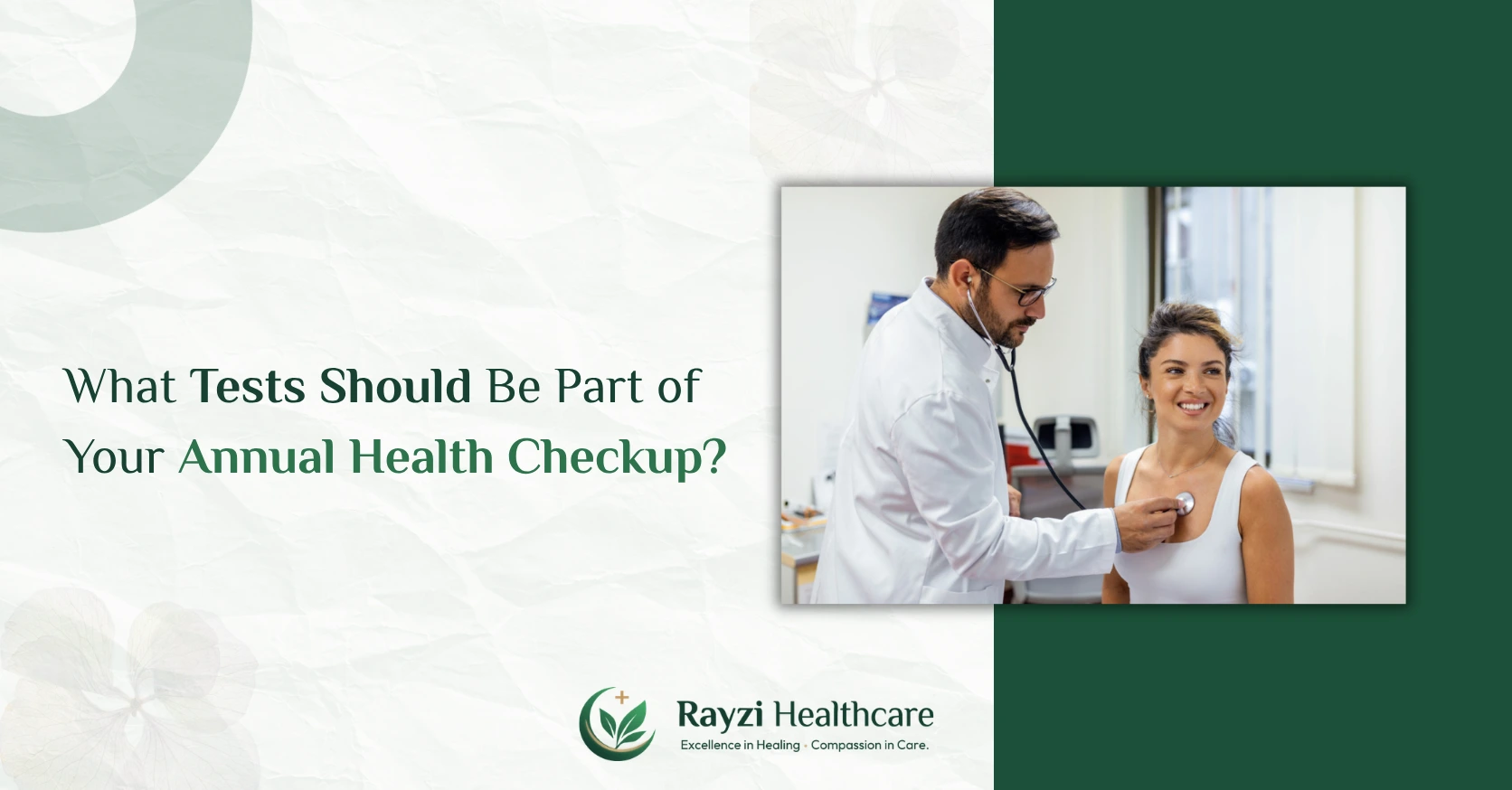 What Tests Should Be Part of Your Annual Health Checkup?
