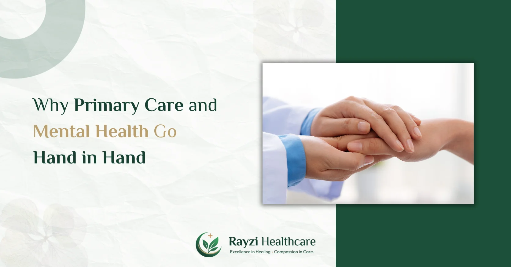 Why Primary Care and Mental Health Go Hand in Hand