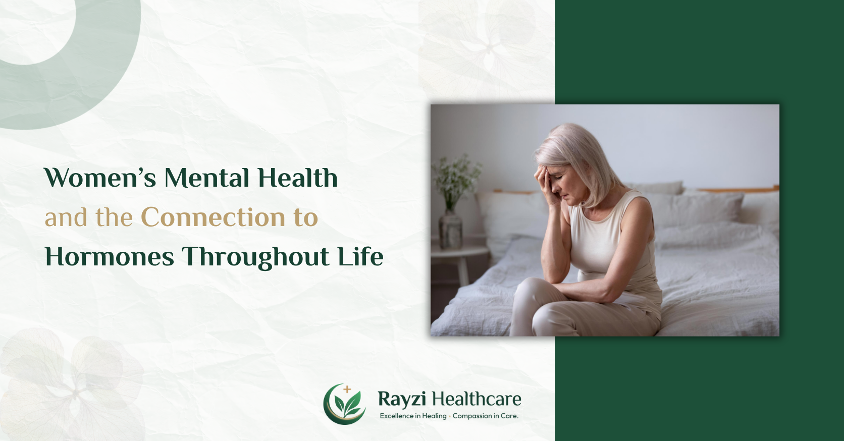 Women's Mental Health and the Connection to Hormones Throughout Life